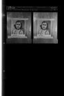 Re-photograph of Ann Frank (2 Negatives (January 18, 1960) [Sleeve 48, Folder a, Box 23]